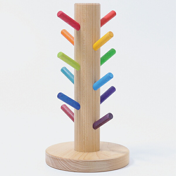 楽天市場】グリムス 積み木 Grimm's グリムススタンド・レインボー