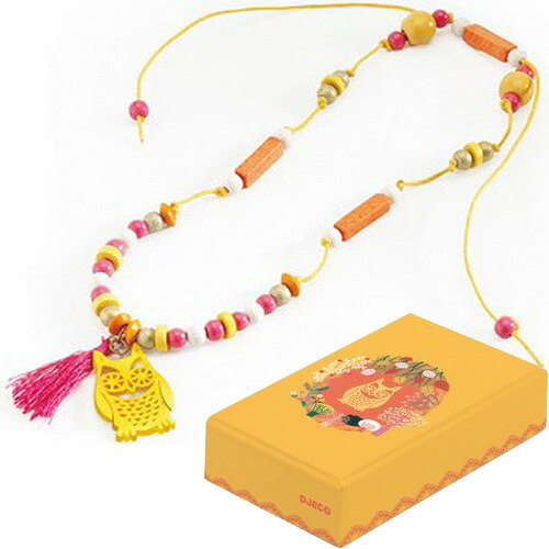 ままごと Djeco アクセサリー ネックレス ブロンズアウル 木のおもちゃ おままごと ままごとセット 子供 誕生日プレゼント 女の子 女 4歳 5歳 6歳 出産祝い ごっこ遊び おしゃれ おもちゃ プレゼント キッズ 木製 子供用 知育玩具 誕生日 玩具 オモチャ こども 木製玩具