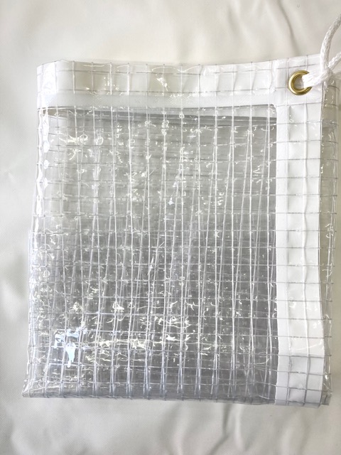 【受注生産】透明糸入りビニール幕 H1.95m×3m
