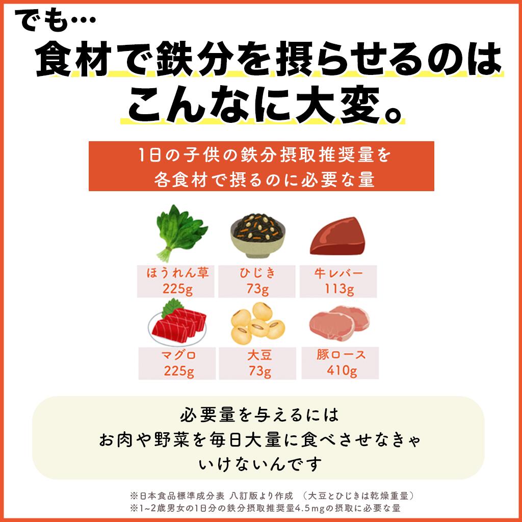【本日P10倍&10%OFFクーポン有】7/25 23:59まで にこにこ鉄分 管理栄養士監修 子供 鉄分パウダー日本製 鉄分サプリ fe 鉄 ...