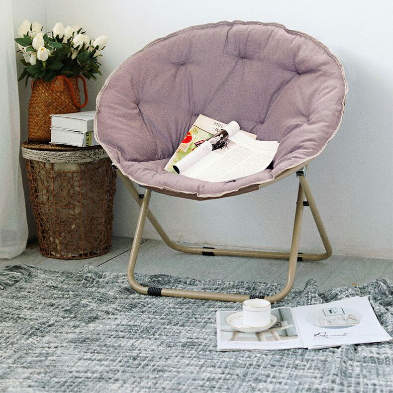 楽天市場】【送料無料】折りたたみ ソーサーチェア グレー 椅子