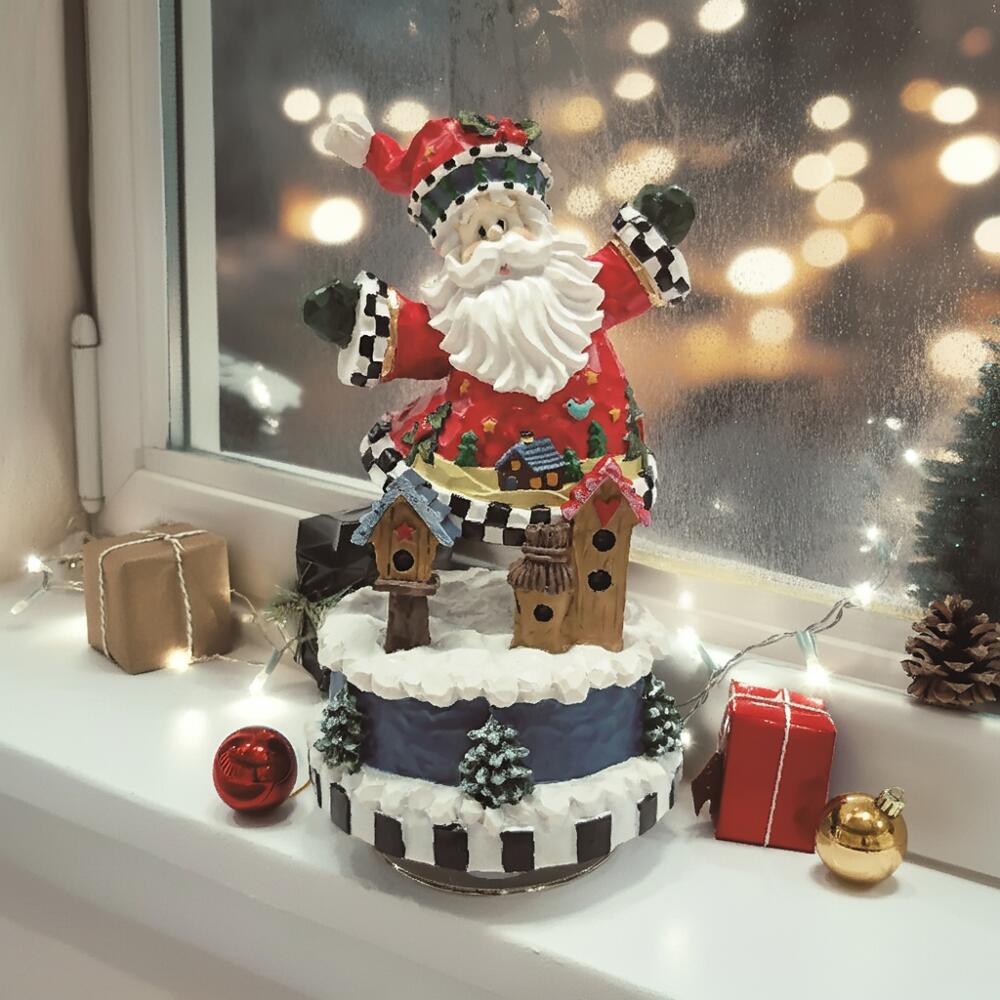 楽天市場】【クリスマス・オルゴール】サンタ 回転オルゴール 曲目