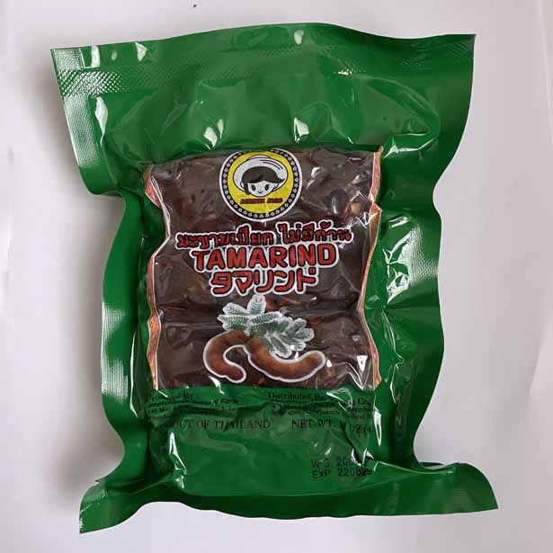 最安値に挑戦 本格的なインド料理 タイ料理を タマリンド 果肉のみ 400g インドカレー スリランカカレー トムヤムクンなどに タイ産 賞味期限23 9 7甘酸っぱくコクのある酸味を出します 100g に対し80ccの水に10分つけてもんで作ったタマリンドウォーターを料理に使い