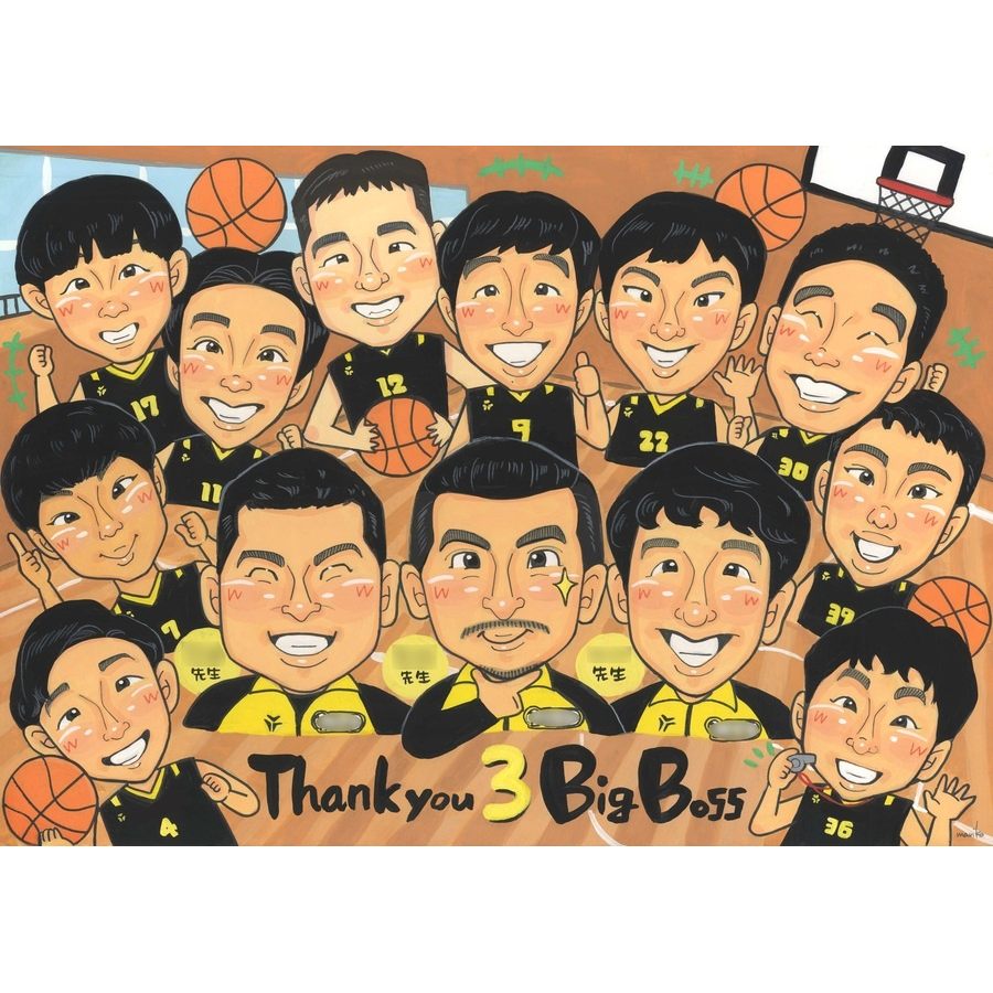 卒団 ギフト 似顔絵 手描き 贈り物 名入れ プレゼント 卒部 部活 記念 卒団 スポーツ少年団 引退 スポ少 大人数 先輩 監督 コーチ 仲間 満足保証 下書き確認 名入れ 額縁付き サプライズ 実績多数 似てる 一生もの 思い出 部活 仲間 引退 感謝 感動 親孝行 宝物