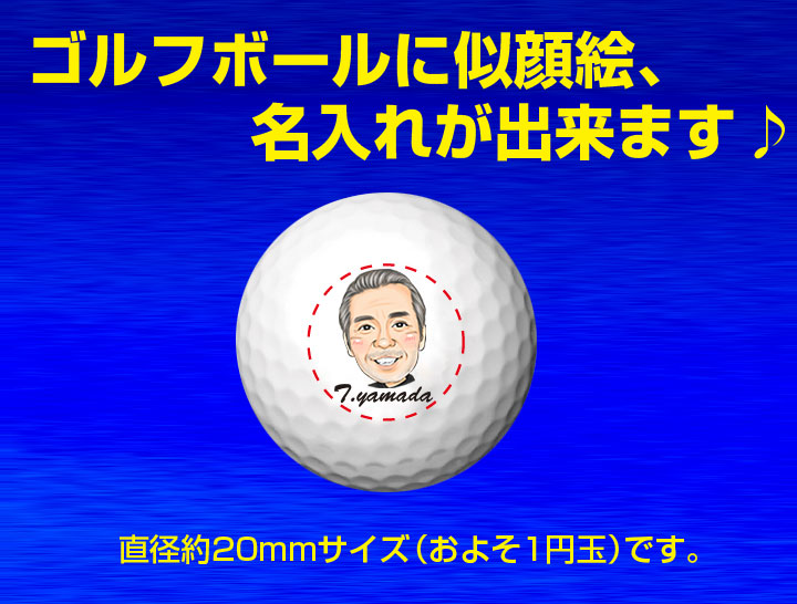 格安 似顔絵 ゴルフギフトセットa Oemボール 1ヶ所印刷 オリジナル 父の日 母の日 プレゼント 面白 メッセージカード付 W 100 本物保証 Cnoa Ci