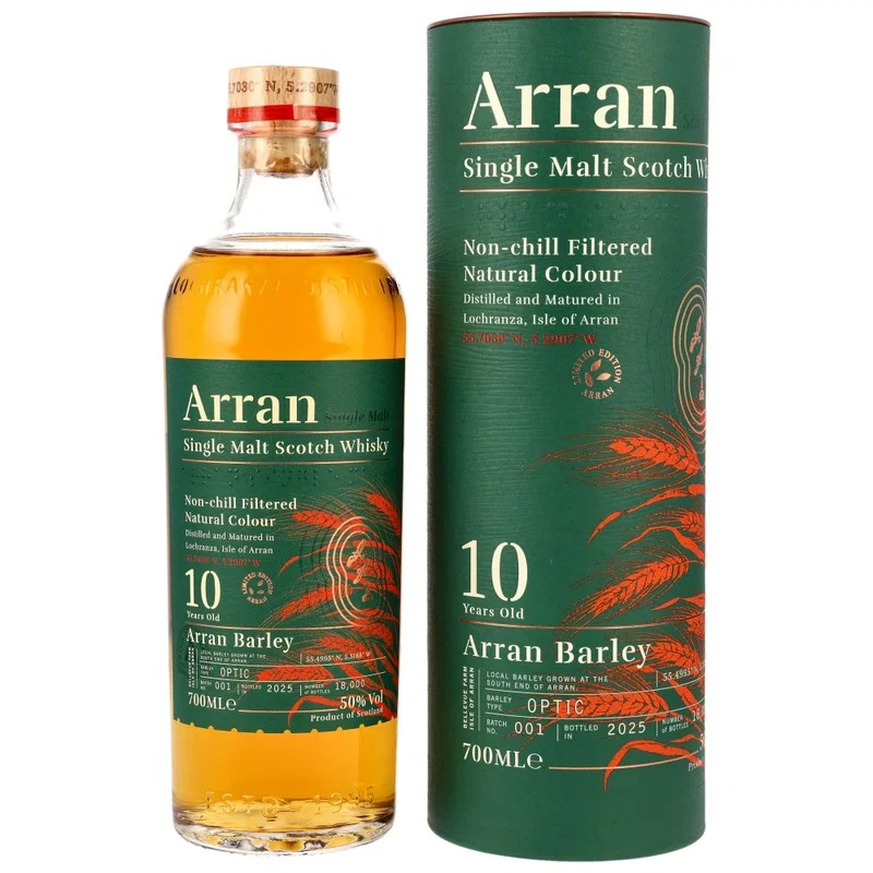 アラン 10年 アラン バーレイ バッチ1 700ml 50度 並行輸入品 箱付 シングルモルト スコッチ ウイスキー ローカルバーレイ アイランズ 限定 ARRAN BARLEY batch 001 希少|Nightcap-Spirits