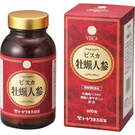 トキワ漢方製薬 ビスカ牡蠣人参 600粒 疲労 疲れ 健康 健康維持 濃縮抽出　トキワ　漢方　ビスカ　牡蠣　人参