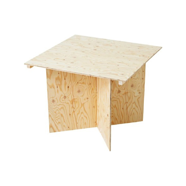 楽天市場】マルシェ組立式テーブル W900 ライトオーク #90071 木製 