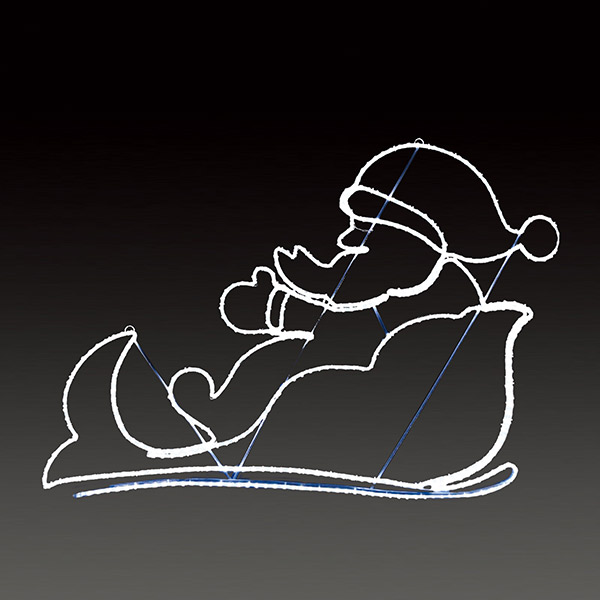 LED索条点火装置 聖ニコラス ALRM-SANTA 2台書き割り 原則として型 繋ぎ合わせる不可 常時点灯 防雨遣りくち 100V 【要店卸し資産突きとめる】