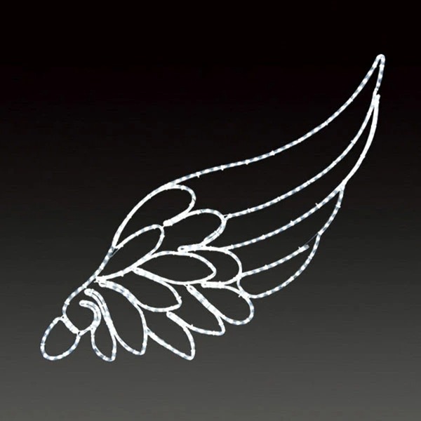 Ledロープライト 常時点灯 ウイング 一体型 4台セット Alrm Wing ウイング 100v 一体型 連結不可 常時点灯 店 防雨仕様 要在庫確認 賑わいマーケット 送料無料 沖 離以外
