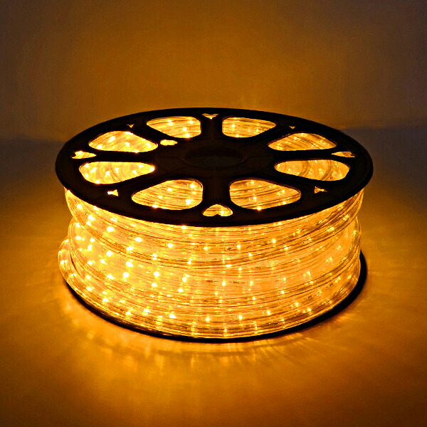 LED 縄索点火装置 40m巻 琥珀色 ALRL-40A IP65VSN 防雨遣りかた 100V 【要店卸し資産突きとめる】