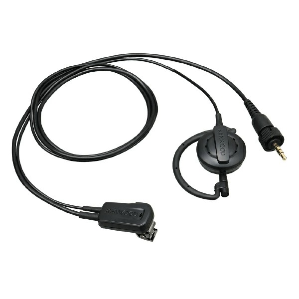 イヤ電話機付ゼムクリップマイク 耳掛け印字機 EMC-14 Kenwood オプション 【取り止める不可】
