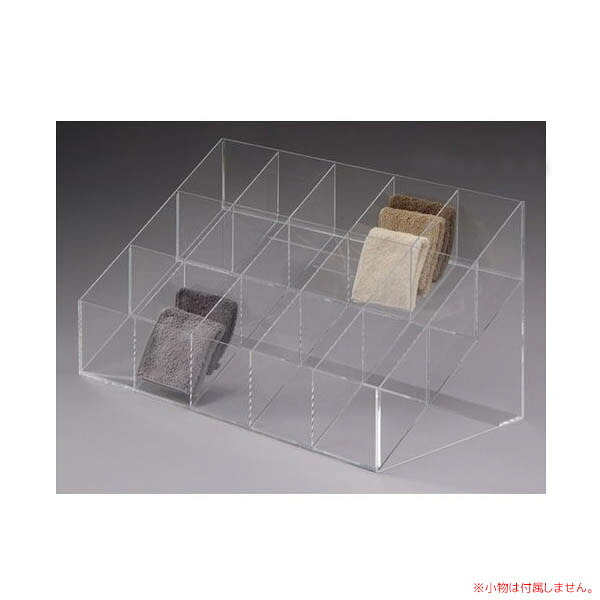 汗手拭い容れもの 5列3段 HG-17 アクリル樹脂生産物 【とり止める不可】 トーメイ