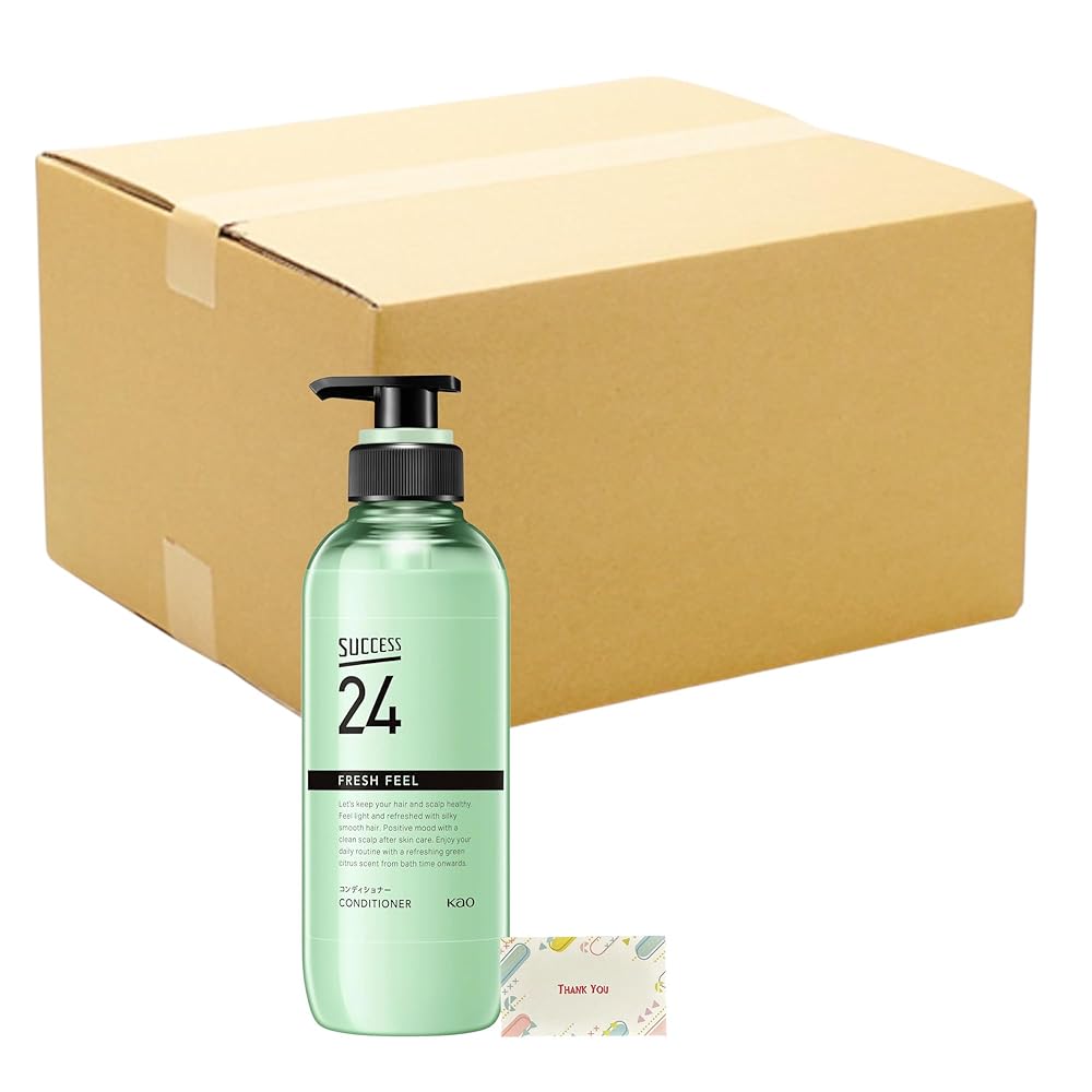 花王 サクセス24 フレッシュフィールコンディショナー 本体 400ml + Kunutonnオリジナルロゴ入りe おまけ付