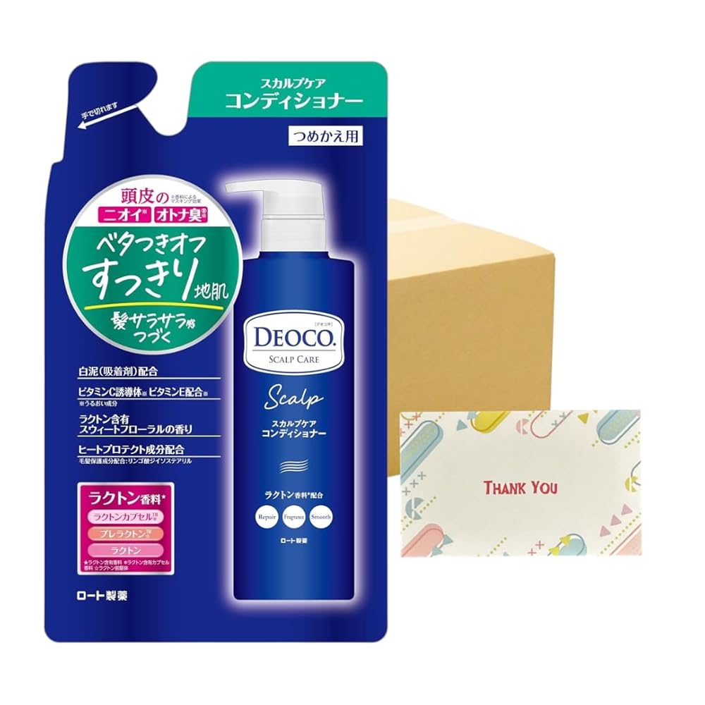 ロート製薬 デオコ スカルプケアコンディショナー つめかえ用 370g コンディショナー +Kunutonn目あたらしいロゴタイプ入り口・入口eおまけ付