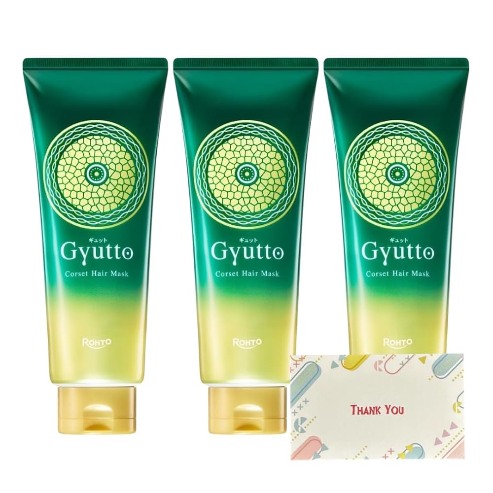 ロート製薬 ギュット コルセットヘアマスク 200g 髪の毛恍ける +Kunutonn一風変わったロゴタイプ入り口・入口eおまけ付