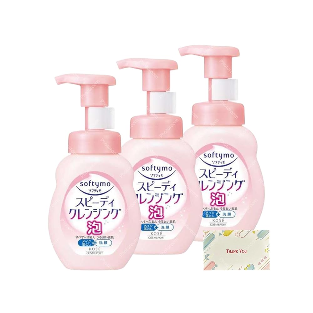 コーセーコスメポート ソフティモ スピーディクレンジングフォーム 本体 200ml + Kunutonnオリジナルロゴ入りe おまけ付