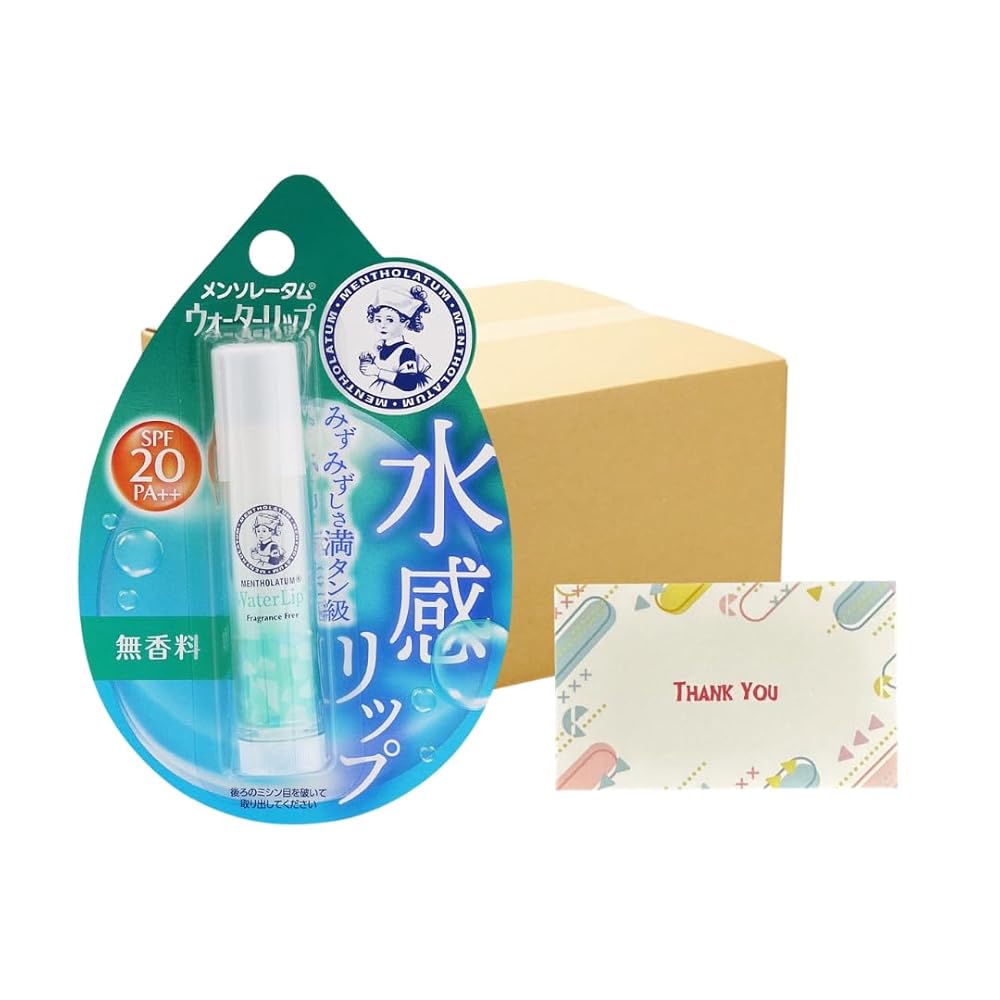 ロート製薬 メンソレータム ウォーターリップ 無香料 4.5g リップ +Kunutonnオリジナルロゴ入りeおまけ付