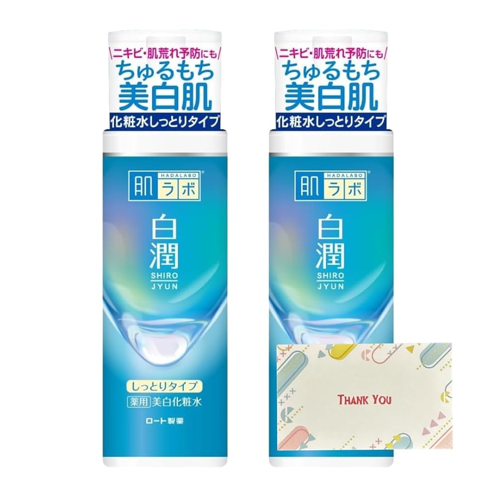 ロート製薬 肌科学研究所 白潤 薬用美白かざり付ける水 しっとり手合い 本体 170ml かざり付ける水 +Kunutonn一風変わったロゴタイプ入り口・入口eおまけ付
