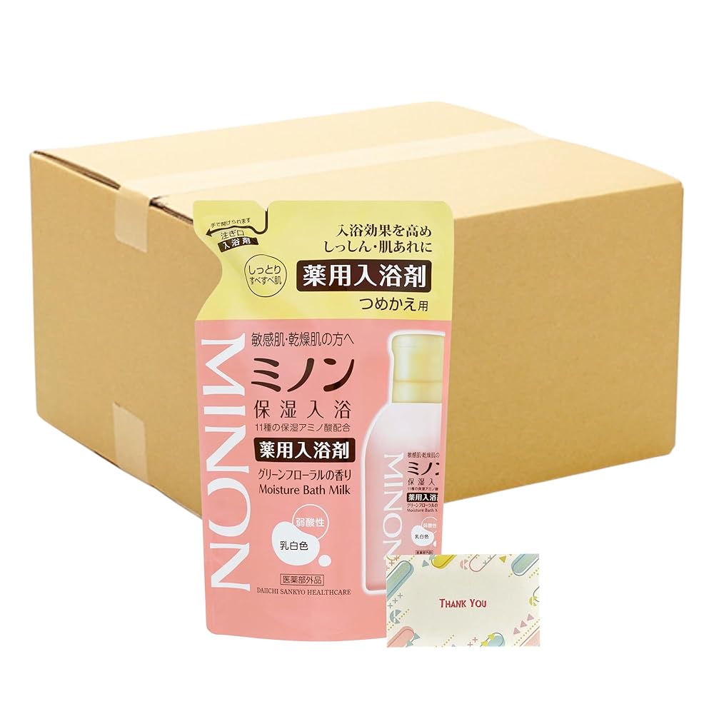 ミノン 薬用保湿湯浴み剤 つめかえ用 400ml (約10回分) 薬用湯浴み剤 感じやすい肌 荒れ症、しっしん 保湿 かわき切る打つ手 弱酸性 低揺りうごかす性 治療法部外品