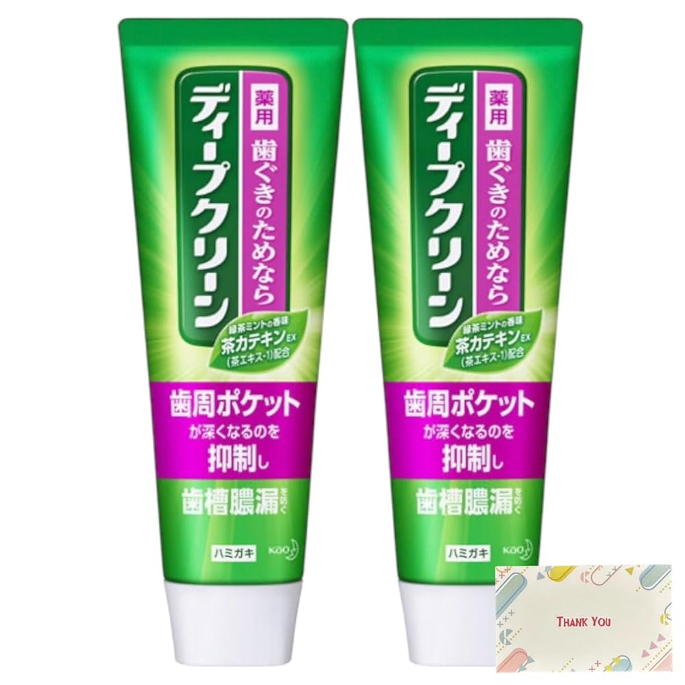 【まとめ買い 個書き割り】名取り草 ディープクリーン 薬用 ハミガキ 大静電容量大きさ 160g + Kunutonn一風変わったロゴタイプ入り口・入口eおまけ付