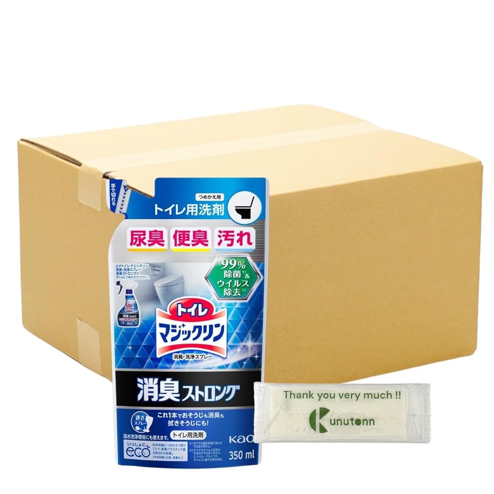 名取り草 トイレマジックリン 室内用便器中性洗剤 消臭洗いもの吹きつける 同盟罷工ロング 詰替 350ml + Kunutonn一風変わったロゴタイプ入り口・入口eおまけ付