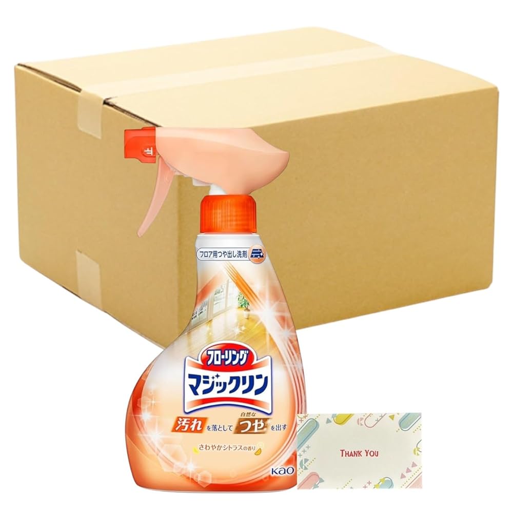 フローリングマジックリン 立ち会い場用洗い濯ぎ物の具 つや出し吹きつける 本体 400ml + Kunutonn事あたらしいロゴタイプ入り口・入口eおまけ付