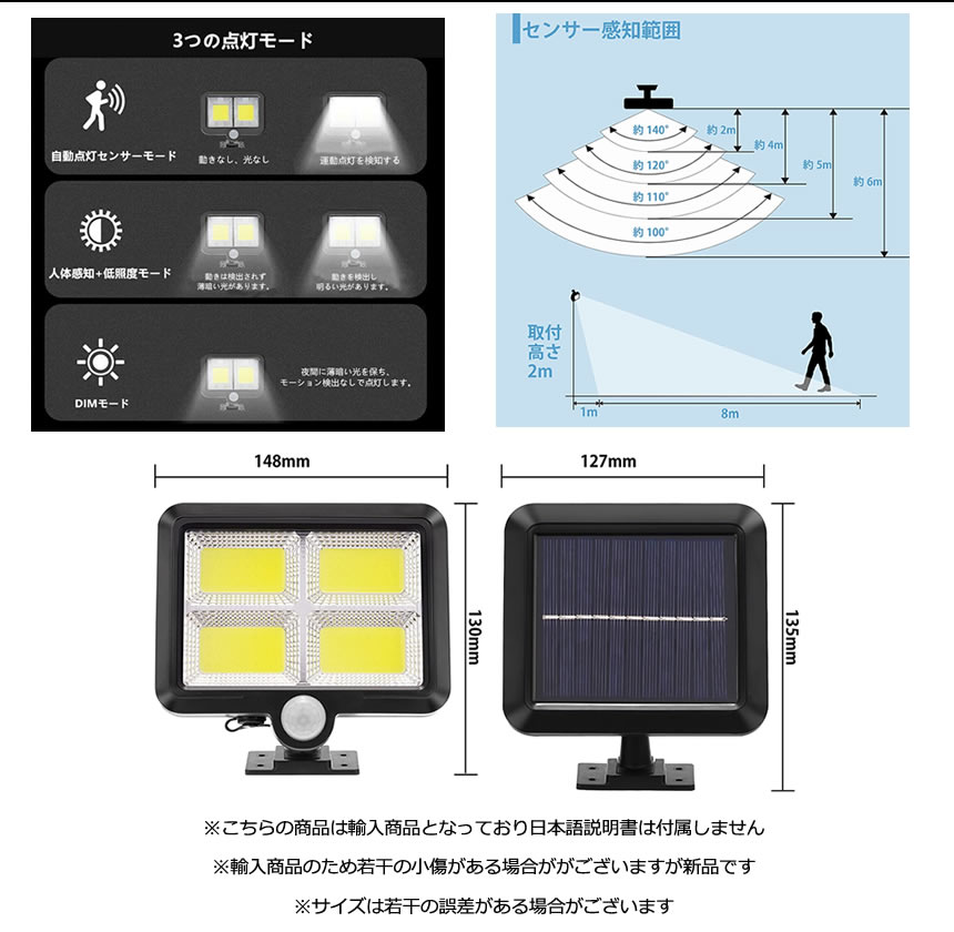 素敵な ソーラーライト 屋外 防水 ソーラーセンサーライト 人感センサーライト パネル 分離型 5Mコード 防犯ライト 防災ライト 壁掛け式  128LED 高輝度 屋外照明 玄関 駐車場 庭 自動点灯 ガーデンライト 停電 緊急対策 送料無料 BUNBUN igl.inventa.in