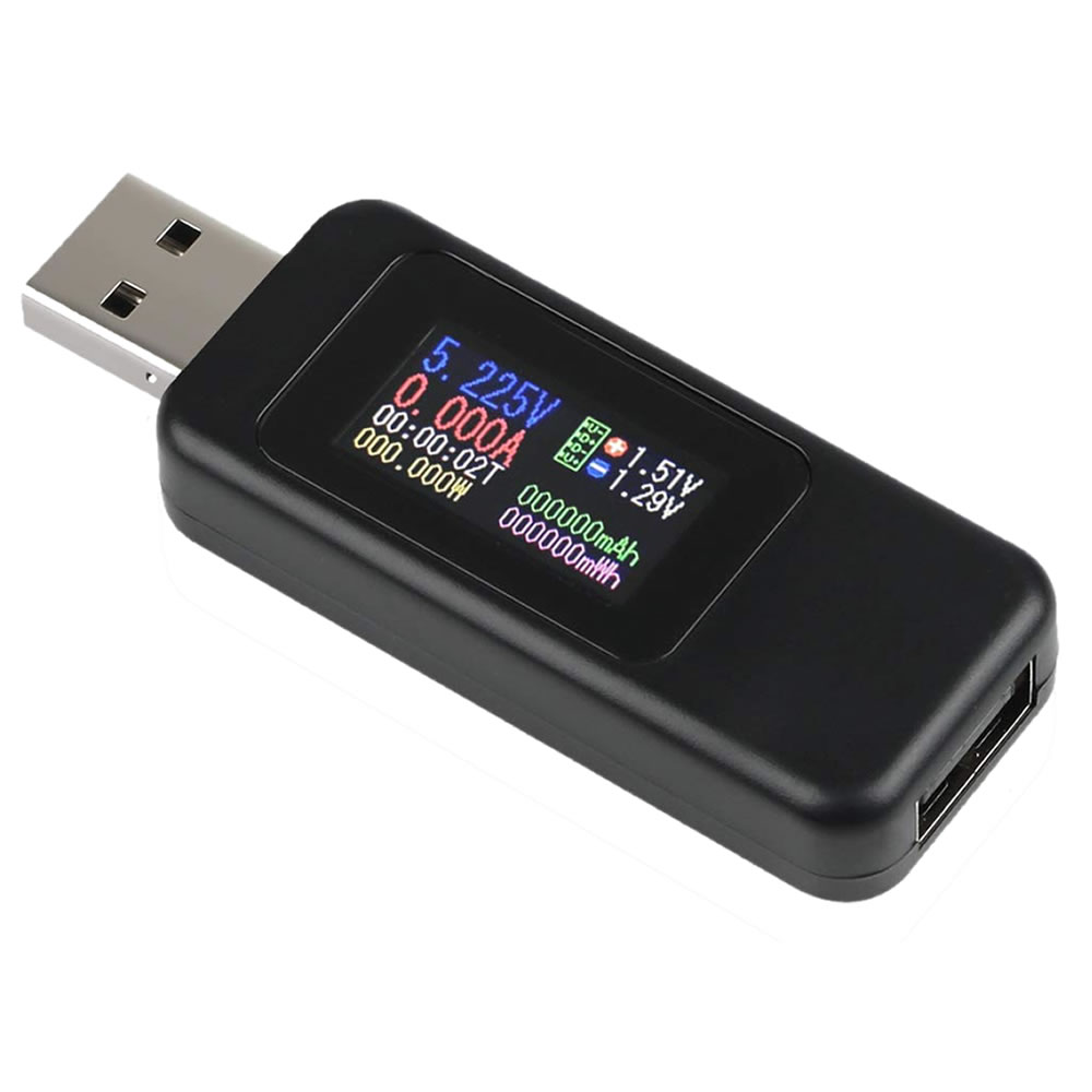 楽天市場】【送料無料】USB 電流 電圧 テスター チェッカー 4-30V 0-5A 急速充電QC2.0 QC3.0 積算電流 電力量 通電時間計測  クイックバッテリー充電器検出器 ATUTYECK : 日本美康 楽天市場店