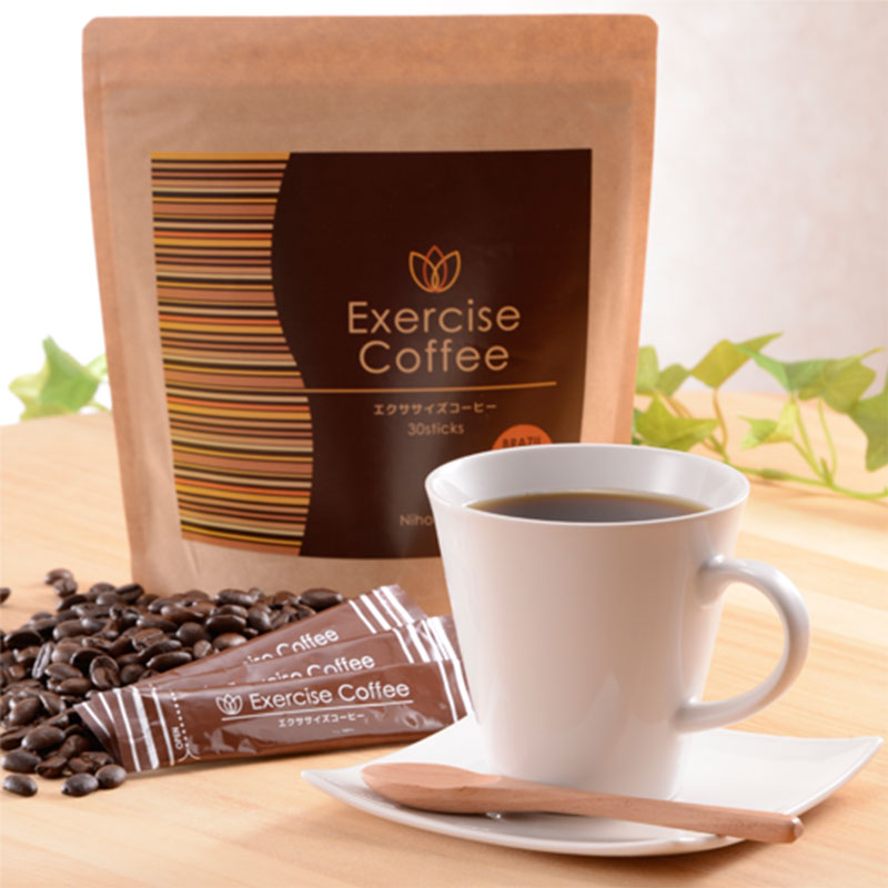【楽天市場】ダイエットコーヒー エクササイズコーヒー 約1ヶ月分30本入 1袋 生コーヒー豆エキス(クロロゲン酸含有) 410mg配合
