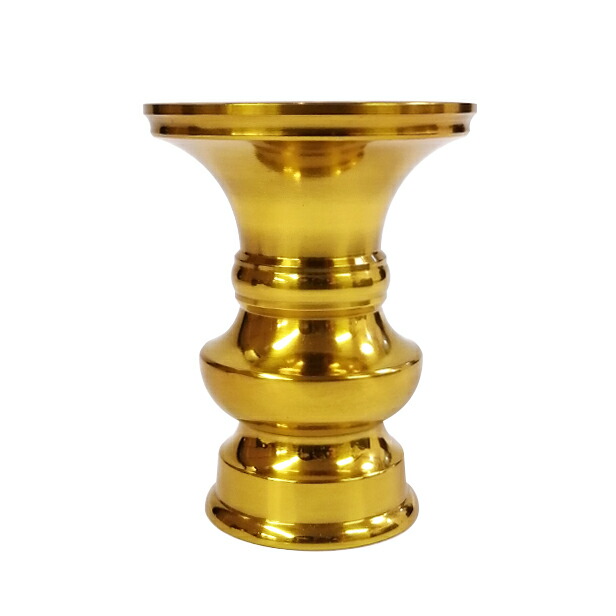 仏具 花立 花立て「花立 金色 3.0寸」花瓶 仏花 仏具 仏花用 花立て 花入れ 仏壇花立 供花 仏花 飾り 花つぼ お供え 高級 高級仏具 小物 法要 お盆 仏具用品 葬儀 お葬式 法事 仏事 仏壇用具お盆