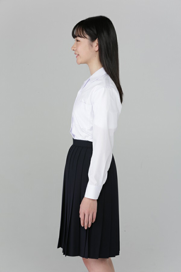 市場 長袖 制服 消臭 衣替え準備 女 学生 開衿 女子ブラウス ブラウス スクール 衣替え A体 抗菌 形態安定 女子 白 B体 ホワイト スクールシャツ