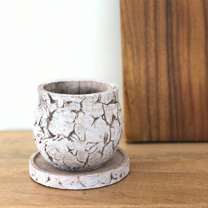 カタチ製作所植木鉢③ 軽くて丈夫セルローズファイバー植木鉢マットな質感｜ハンギング可能