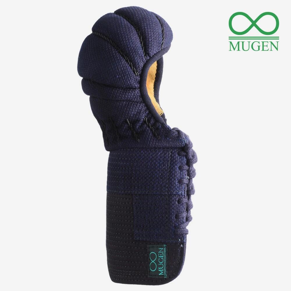 【刺繍代無料 手作り受注生産】 剣道 小手 幼年 少年用 単品 甲手 篭手 こて 緑MUGEN 剣道具 防具 無限 ∞ MUGEN 手作り伝統工芸品 武具 武道 人気 おすすめ