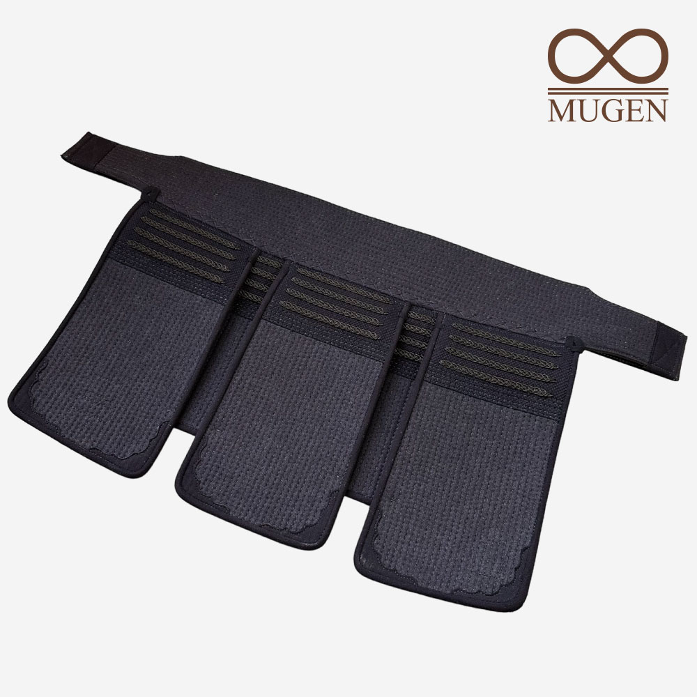 【刺繍代無料 手作り受注生産】 剣道 垂 防具 茶∞MUGEN 剣道具 無限 ∞ MUGEN 手作り 伝統工芸品 単品 武具 武道 人気 おすすめ たれ