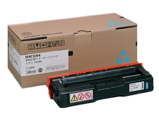 RICOH リコー IPSiO SP トナーカートリッジ シアン C310H 純正品∴｜トップジャパン トナー カートリッジ インク ジェルジェット プリンタ プリンター ジェルジェットプリンター ジェルジェットプリンタ 事務用品 オフィス用品 交換 消耗品 純正トナー カラープリンター|