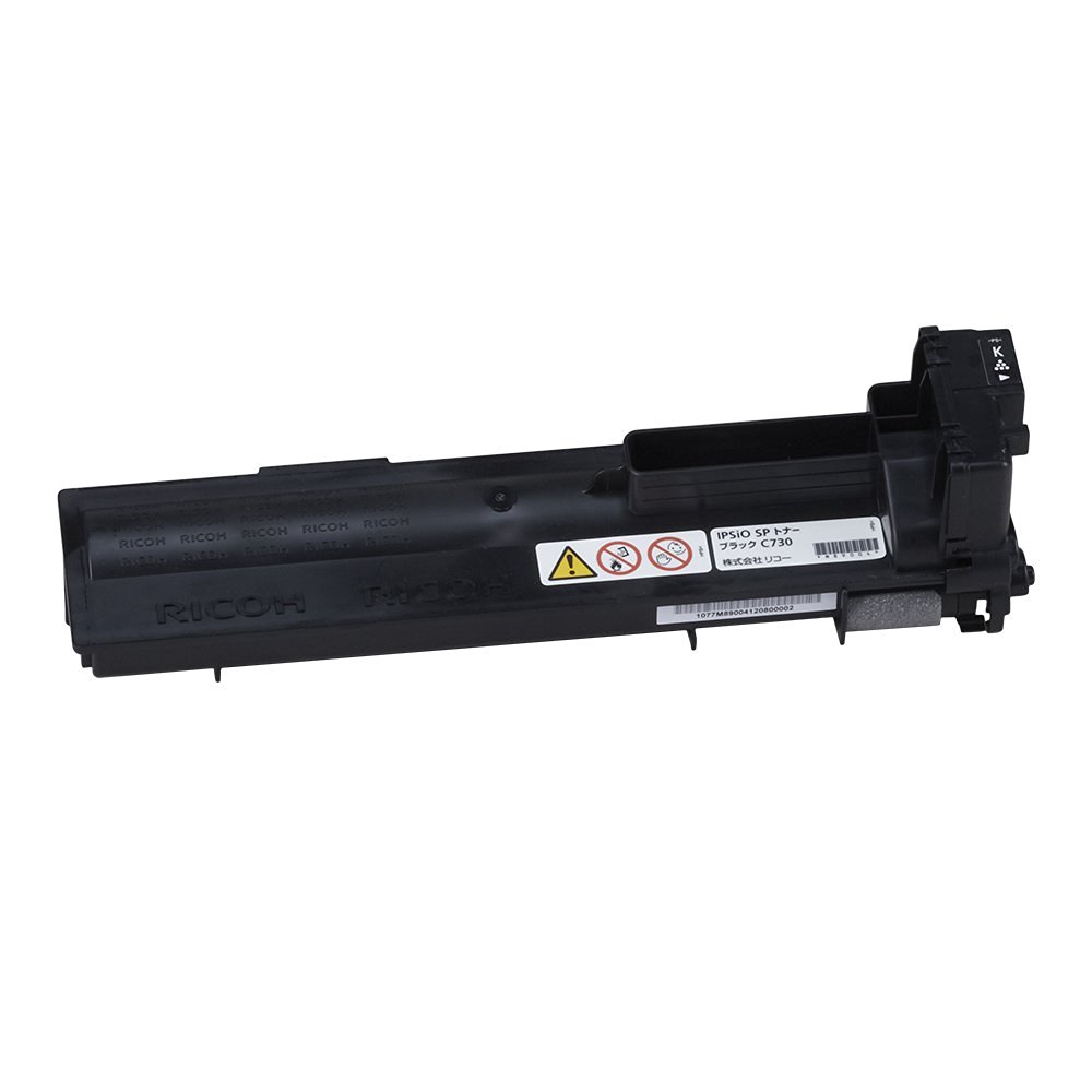 RICOH リコー IPSiO SP トナー ブラック C730 純正品｜インク カートリッジ トナーカートリッジ カラーレーザープリンター カラーレーザープリンタ カラー レーザー プリンター プリンタ 事務用品 オフィス用品 交換 消耗品 純正トナー カラープリンタ カラープリンター|