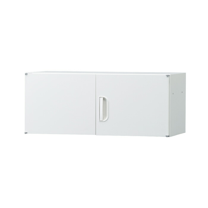 豊國工業 収納庫 両開きタイプ HOS-U2X ホワイト 重量16kg | HOSシリーズ システム収納 奥行45cm 上置き用 高さ37cm オフィス 連結 可能 合体 できる 書類 資料 ファイル 豊国工業 共用 事務用品 スチール収納庫 業務用 職場 会社 収納 整理 キャビネット 書庫 ||オフィス/店舗用品トップジャパン