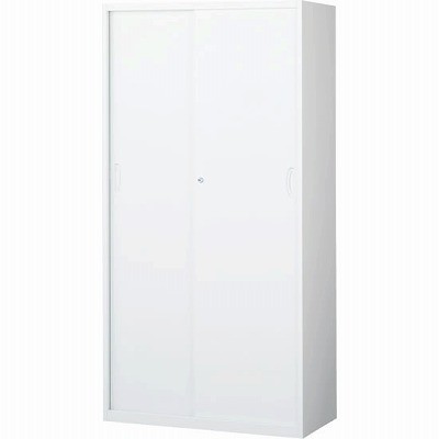生興 RW4-18S 引戸書庫(スチール) ホワイト (60372) (重量:52kg) 下置専用 | 業務用 スチール書庫 オフィス家具 会社 オフィス用品 オフィス書庫 パーソナル書庫 書庫 白 貴重品入れ 書庫収納 事務所 ||オフィス/店舗用品トップジャパン