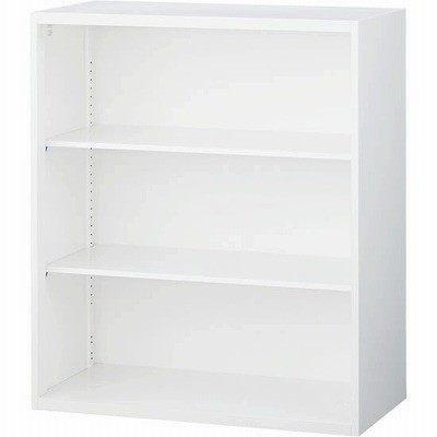 生興 RW5-10K オープン書庫 ホワイト (62556) (重量：27kg) 上・下置兼用 | 業務用 スチール書庫 オフィス家具 会社 オフィス用品 オフィス書庫 パーソナル書庫 書庫 白 貴重品入れ 書庫収納 事務所 |｜オフィス／店舗用品トップジャパン