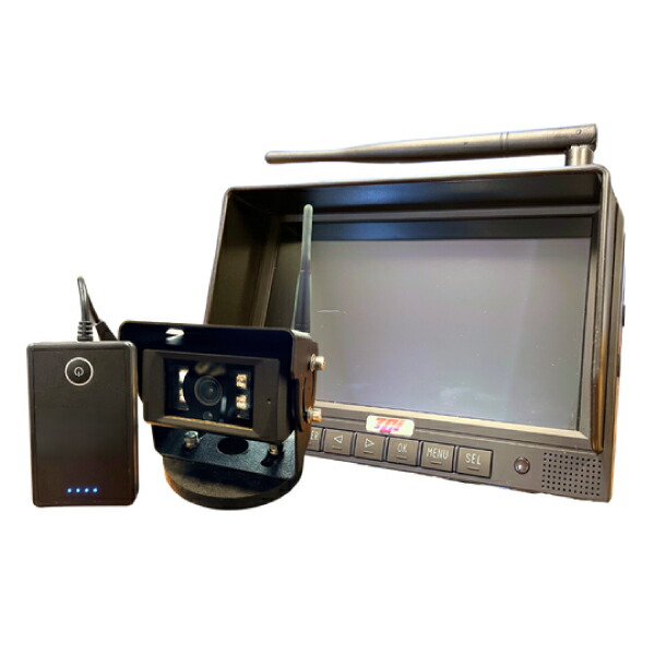 TCI トラクター用高画質無線カメラ＆モニター GMBC-1001S | 重機カメラ 業務用 安全確認カメラ 重機対応 セット商品 簡単取付 取扱説明書付き 安心 安全 |