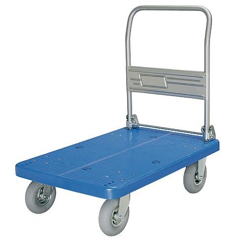 【車上渡し】(送料別途見積) カナツー 台車 ノーパンクタイヤ（AFG）付台車 PLA300-DX-HP(AFG) (431-00420) (重量:19kg) | kanatsu 手押し台車 荷車 キャリーカート 運搬台車 軽量 静音 オフィス用 家庭用 引っ越し用 業務用 運搬車 運送 |