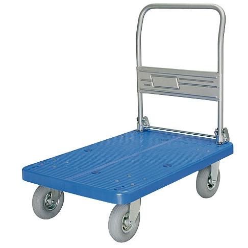 【車上渡し】カナツー 台車 ワイシリーズ PLA300-DX-HPグレータイヤ (431-00390) (重量:19kg) | kanatsu 手押し台車 荷車 キャリーカート 運搬台車 軽量 静音 オフィス用 家庭用 引っ越し用 業務用 運搬車 運送 |