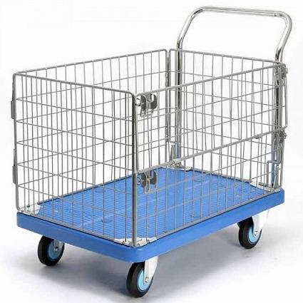 【車上渡し】カナツー 台車 ワイシリーズ PLA300Y-AMIM1 (431-00210) (重量:24kg) | kanatsu 手押し台車 荷車 キャリーカート 運搬台車 軽量 静音 オフィス用 家庭用 引っ越し用 業務用 運搬車 運送 300kg |