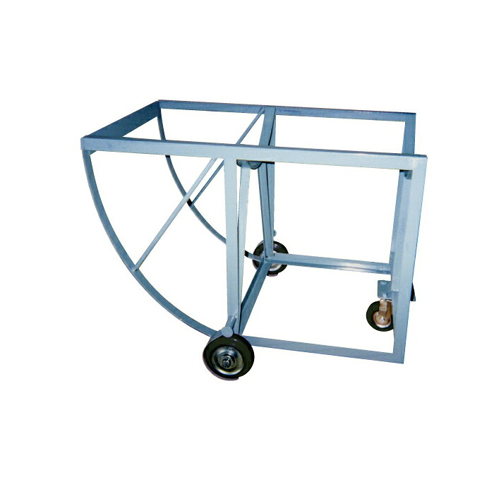 【車上渡し】(送料別途見積) ヨドノ ドラムホリゾナー 車輪付 (完成品) No.591-C 寸法:530&times;830&times;630mm 商品重量:17kg | 台車 荷車 ドラム缶 鉄 内容物 小出し 200L用 スチール キャスター付 移動 可能 |｜オフィス／店舗用品トップジャパン