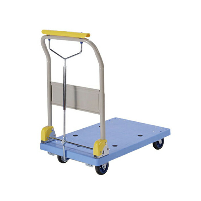 ヨドノ 台車 樹脂製 ポータブルカー ハンドストッパー付 101PA-HST (完成品) 車体寸法:710×455mm 商品重量: 11.5kg | YODONO 最大積載量 150kg 荷車 キャリーカート 運搬台車 オフィス用 業務用 資材運搬台車 手押し台車 荷車 引っ越し用 運搬車 運送 |