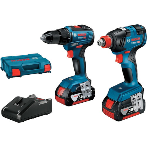 ボッシュ BOSCH プロ用電動工具 １８Ｖコンボキット ２ｉｎ１インパクト＋ドライバードリル (GDX18V200GSRN) (重量:1.8kg) |