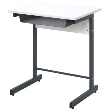 アール・エフ・ヤマカワ スモール研修用デスクIII W600×D450 L字脚 ホワイト (重量：9kg) RFJD3-6045WL | アールエフヤマカワ トップジャパン 事務デスク 机 テーブル ワークデスク 収納 オフィステーブル ワークテーブル オフィスデスク つくえ 在宅勤務 テレワーク | 7,560円