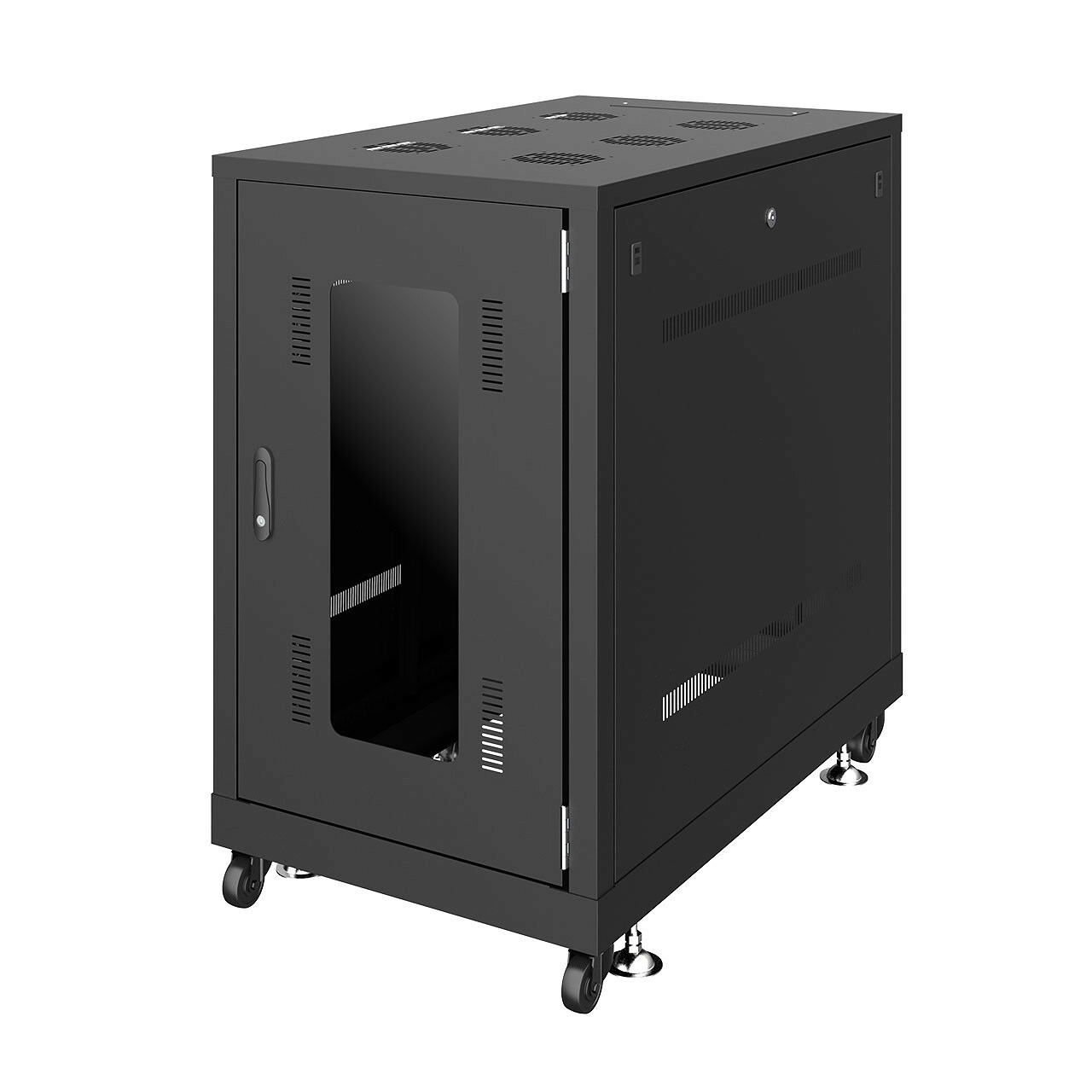 サンワサプライ 19インチサーバーラック(18U) (CP-SVN1810BKN) ※お客様組立品 | sanwa サンワダイレクト オフィス用品 オフィス事務用品 オフィスサプライ |