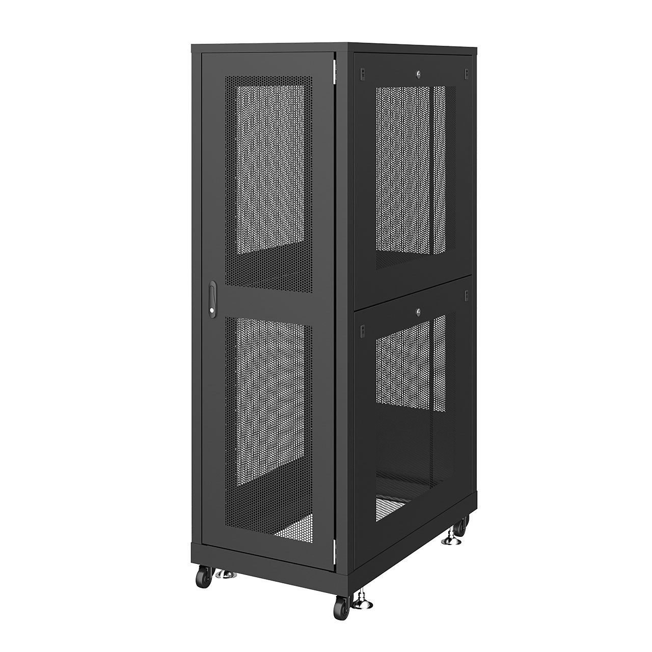 サンワサプライ 19インチサーバーラック メッシュパネル仕様(36U) (CP-SVN3610MBKN) ※お客様組立品 | sanwa サンワダイレクト オフィス用品 オフィス事務用品 オフィスサプライ |